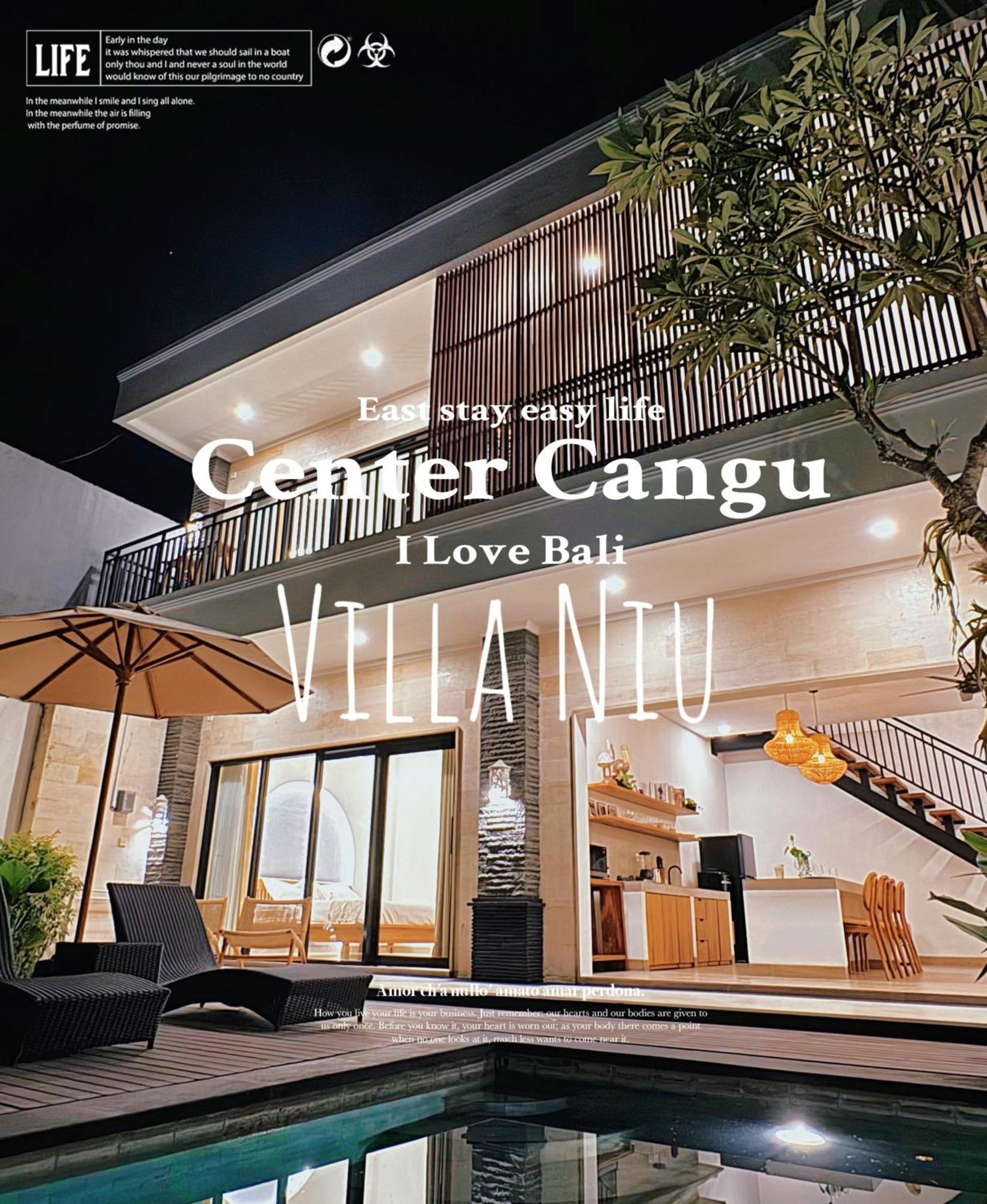 Villa Niu Center Canggu - Fattylion מראה חיצוני תמונה